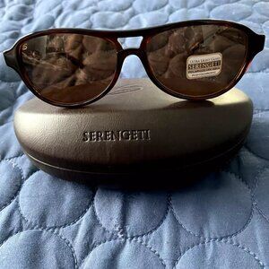 $300 Brand new Women's SERENGETI Brown Sunglassess